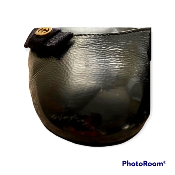 Gucci Black Patent Leather GG Ballerina 317039 - Picture 2 of 7